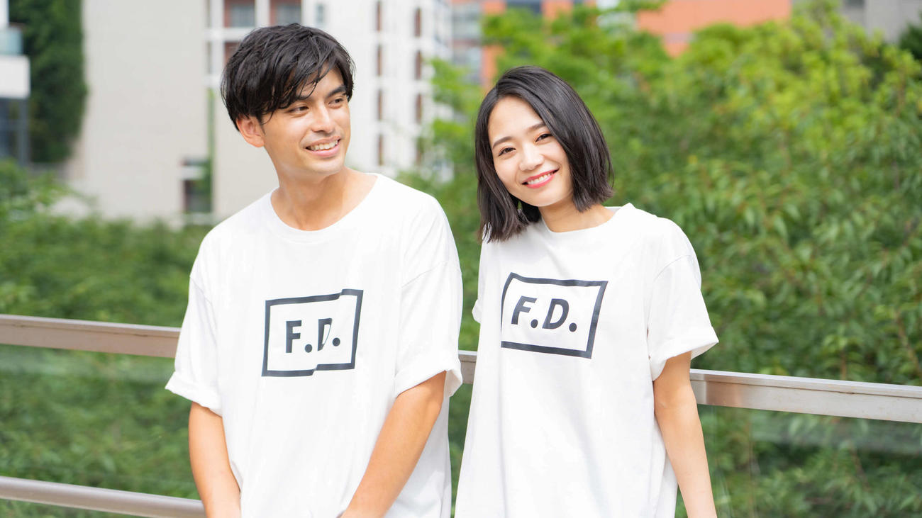 鹿島の新アパレルブランド「F．D．」のTシャツ