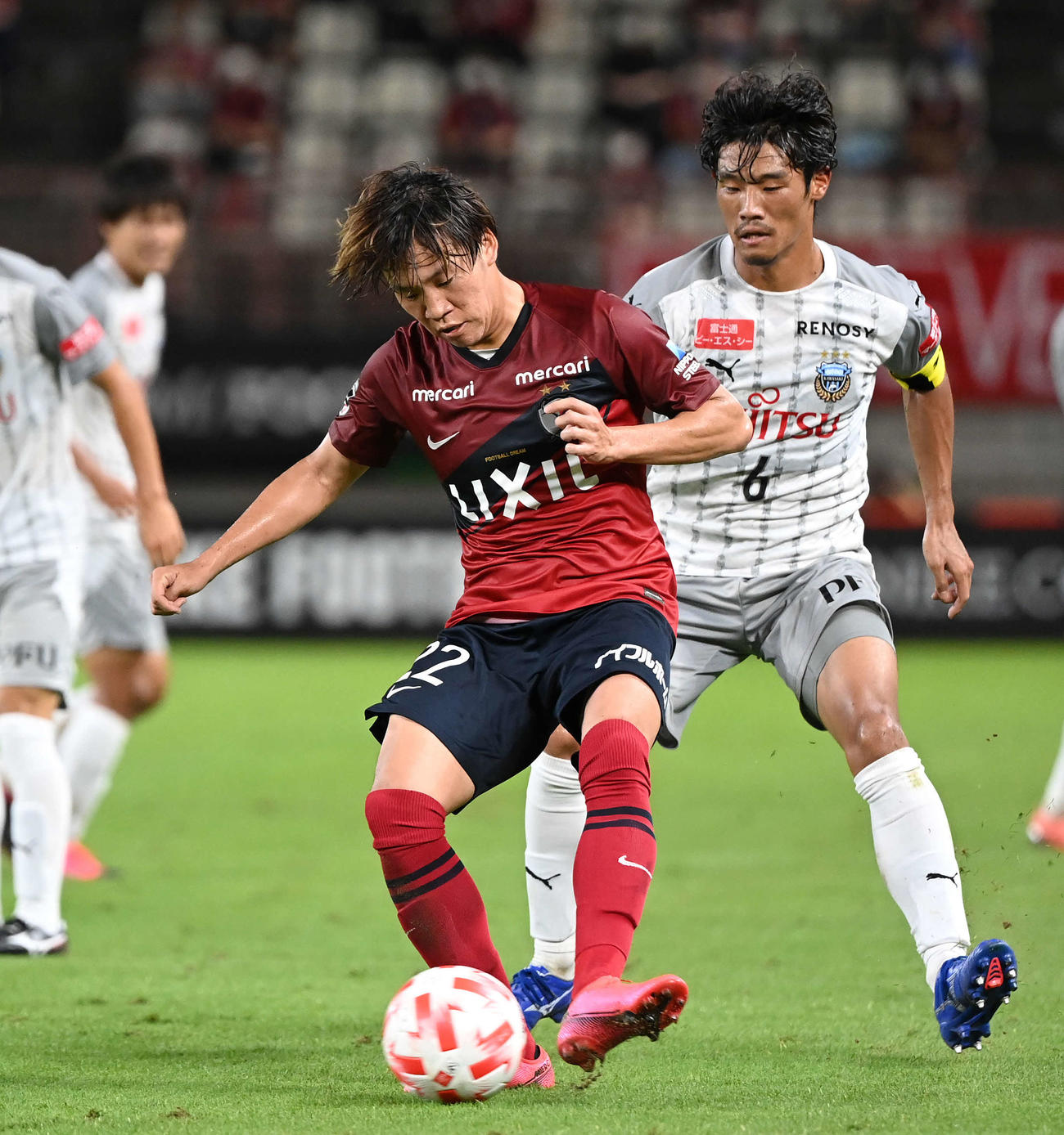 鹿島DF広瀬陸斗（2020年8月5日撮影）