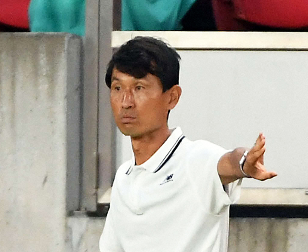 鳥栖金明輝監督（2020年8月8日撮影）