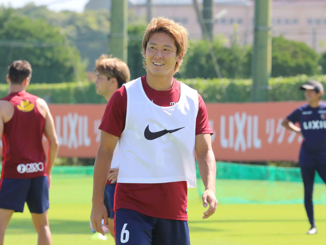 東京戦の前日練習を行う、鹿島MF永木（C）KASHIMA　ANTLERS