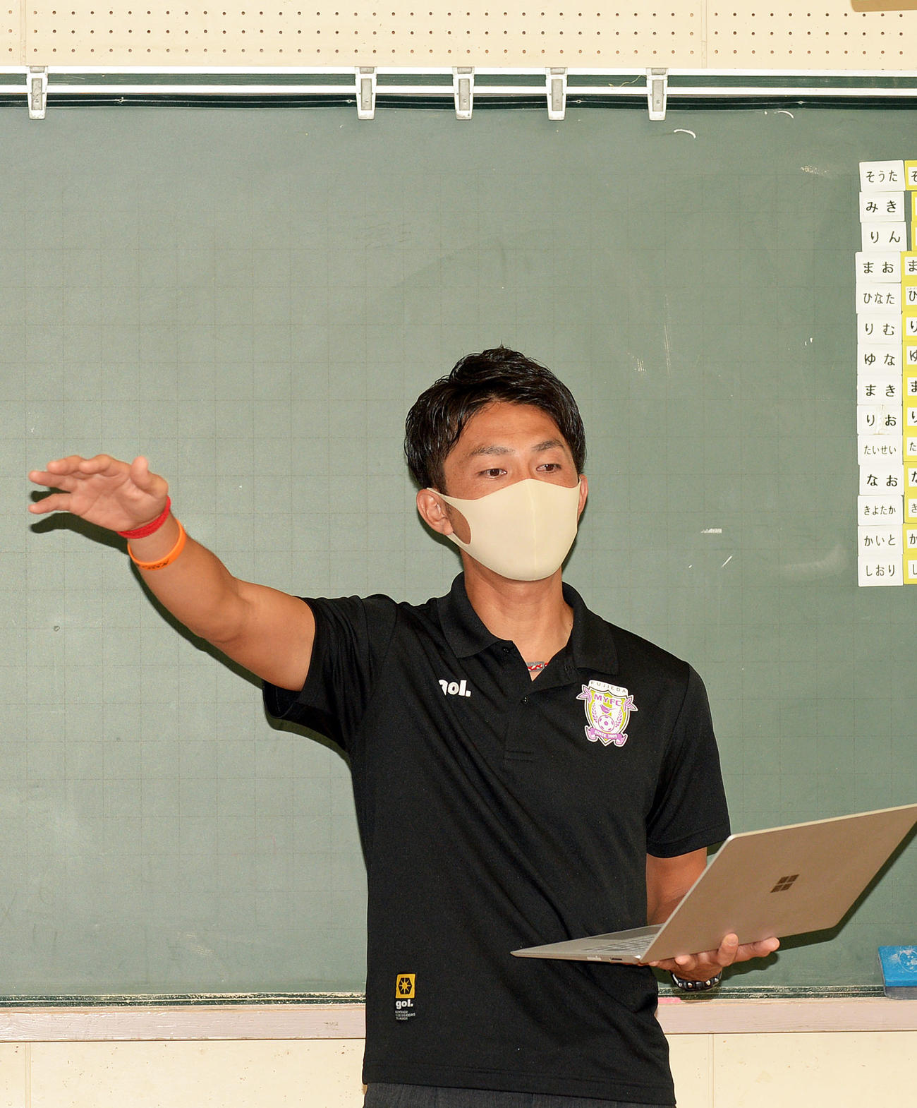 東日本大震災での体験を語る藤枝MYFCの養父氏
