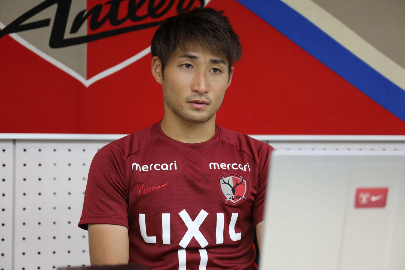 オンライン取材で古巣名古屋戦への意気込みを語る鹿島MF和泉竜司（C）KASHIMA　ANTLERS