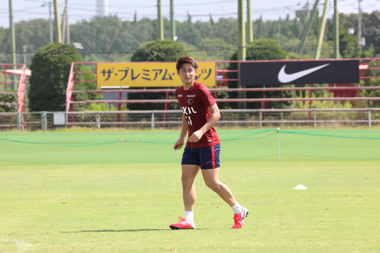鹿島MF和泉は、古巣名古屋との試合に臨む（C）KASHIMA　ANTLERS