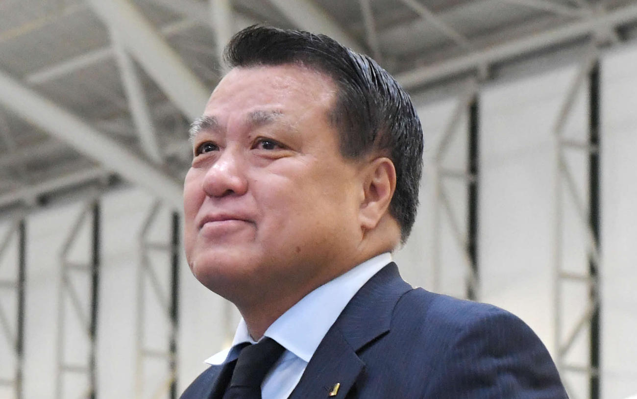 田嶋幸三会長（19年12月撮影）