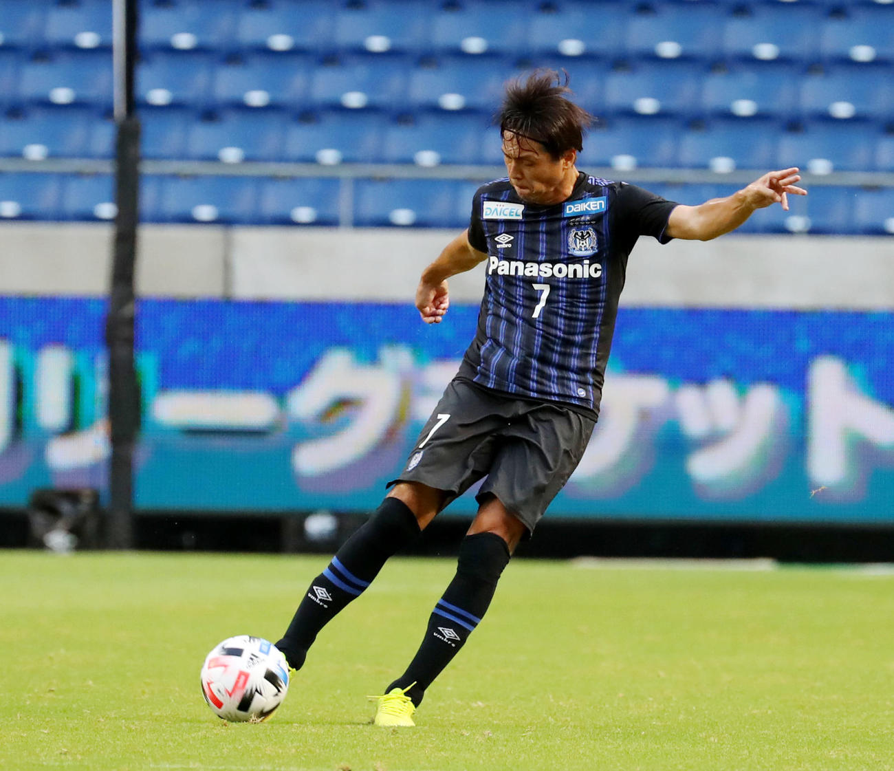 G大阪MF遠藤保仁（2020年7月4日撮影）