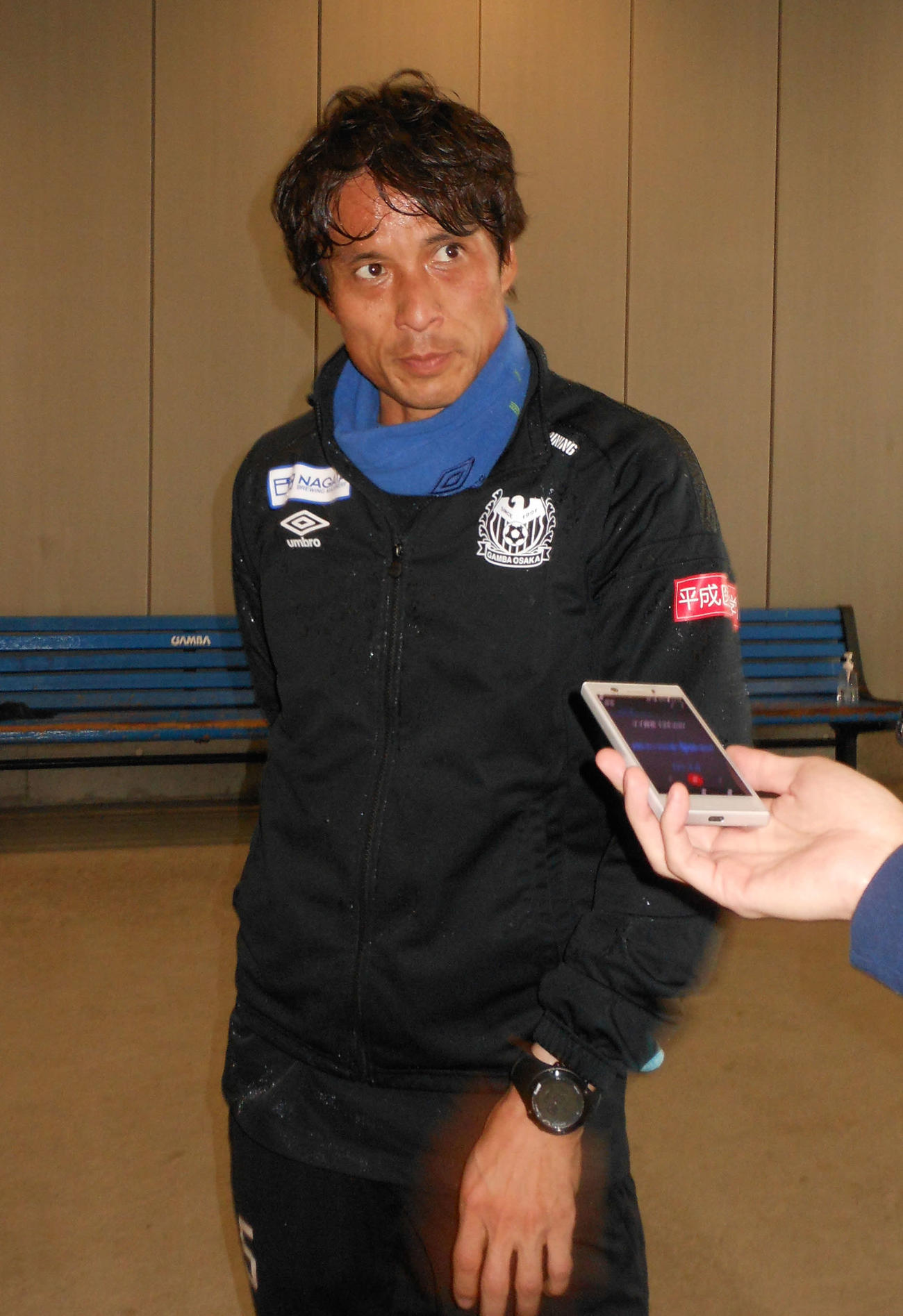 G大阪宮本恒靖監督（2020年3月28日撮影）