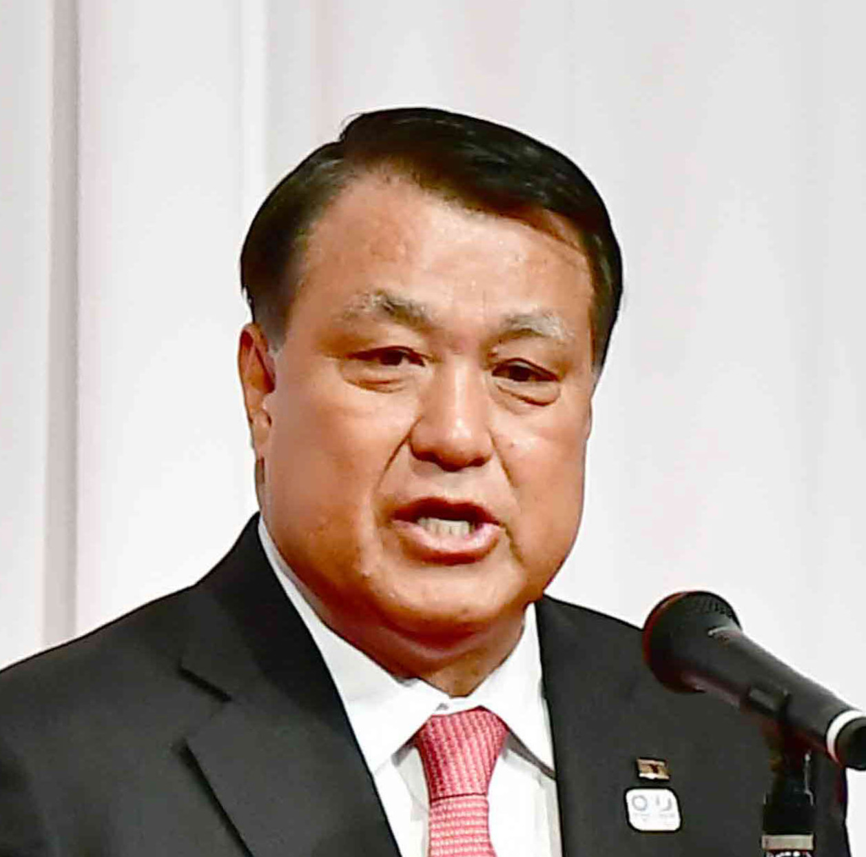 田嶋幸三会長（2019年11月4日撮影）