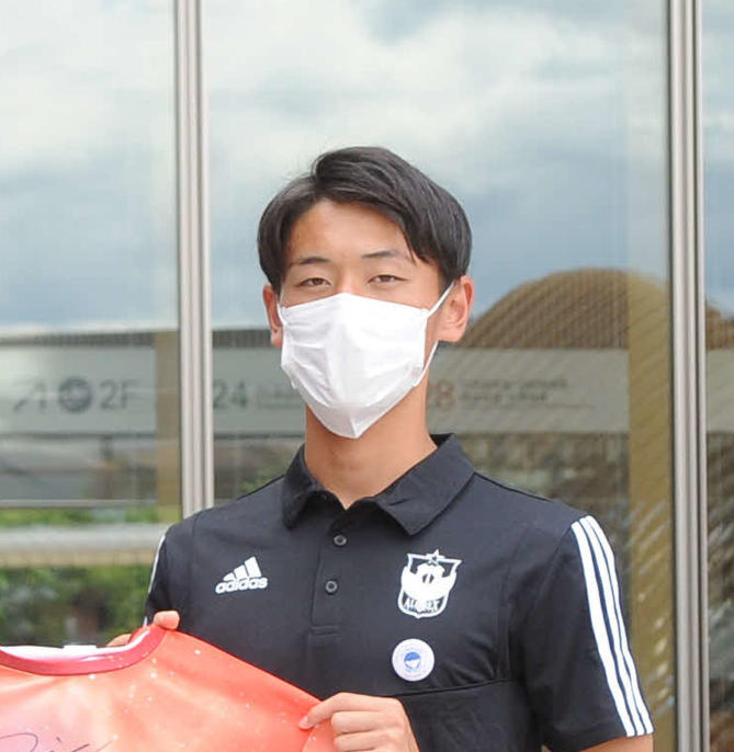 新潟MF秋山裕紀（2020年6月24日撮影）