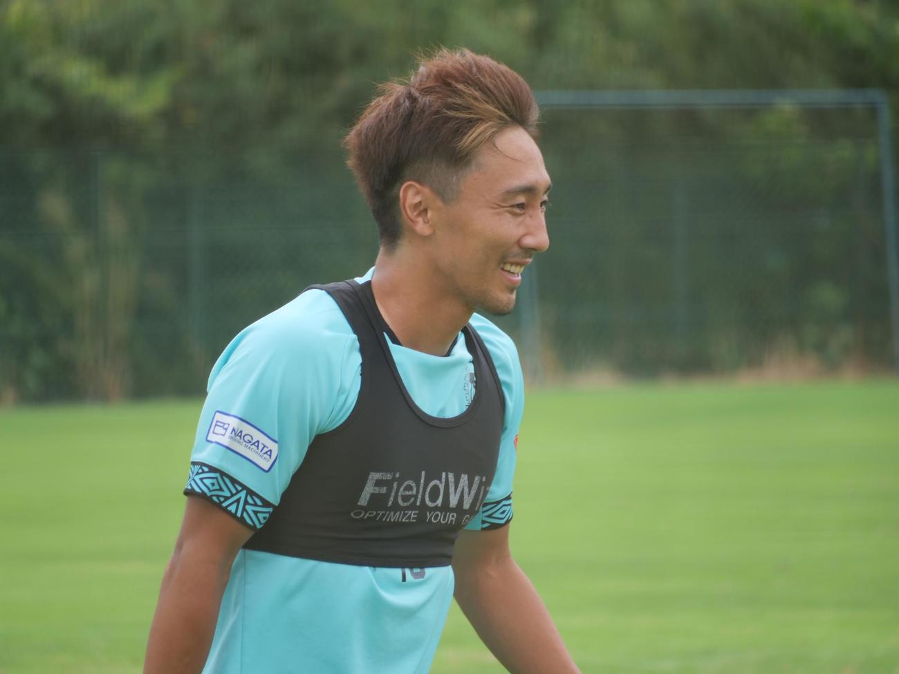 札幌戦へ調整するG大阪MF倉田（C）GAMBAOSAKA