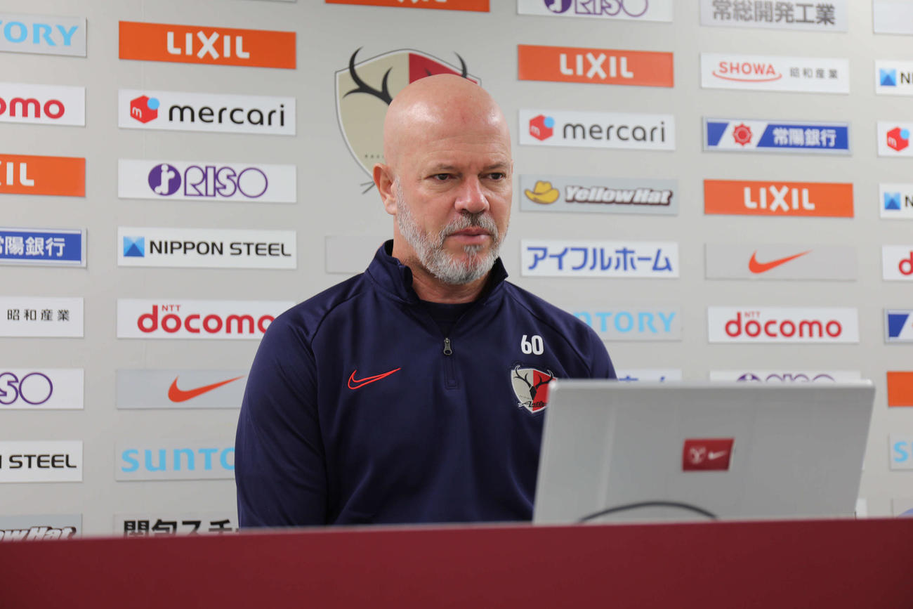 7連勝のかかる鹿島ザーゴ監督（C）KASHIMA　ANTLERS