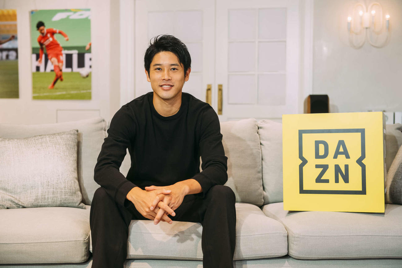 DAZNで冠番組「Atsuto　Uchida’s　FOOTBALL　TIME」をレギュラー配信することが決まった内田篤人氏　（C）DAZN／Suguru　Saito