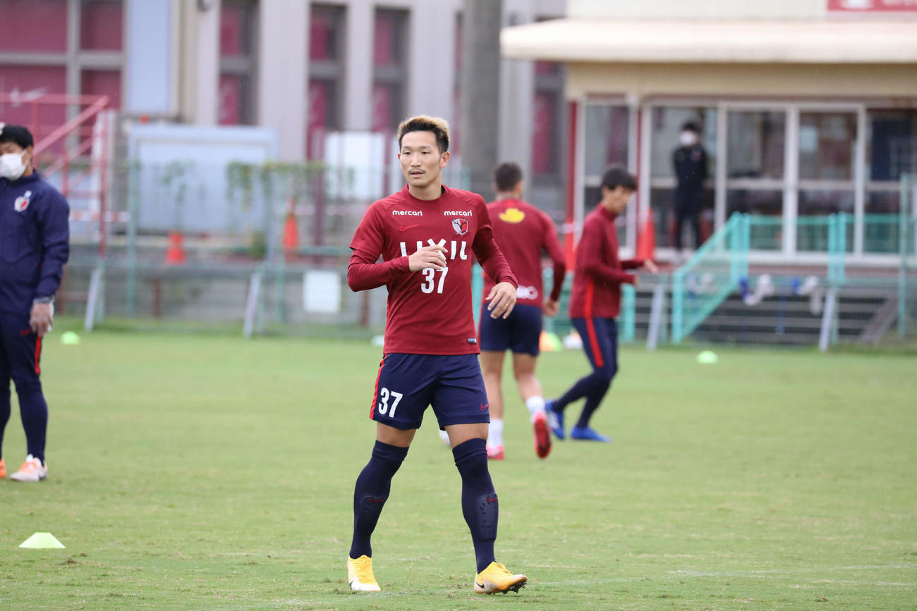 練習中の鹿島MF小泉慶（C）KASHIMA　ANTLERS