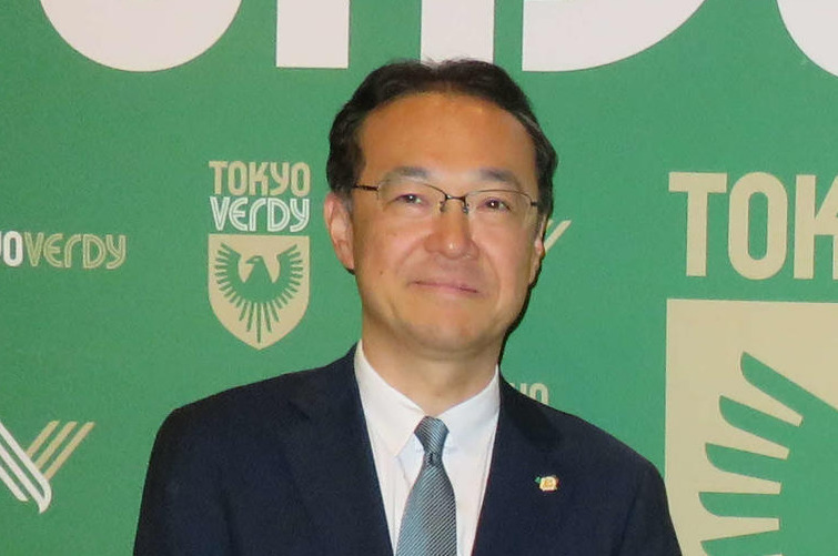 東京Vの羽生社長（19年1月撮影）
