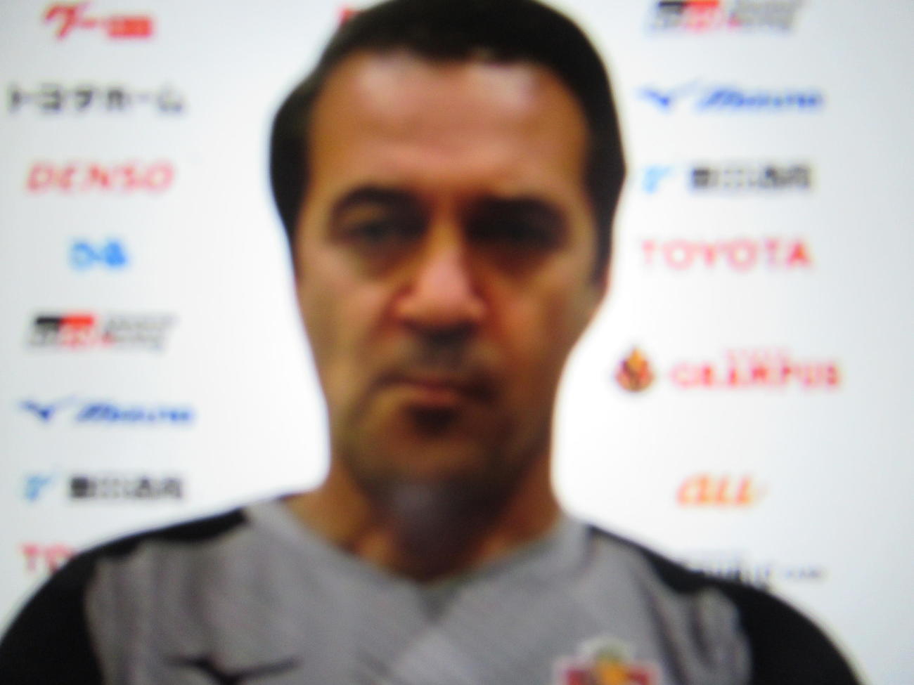 オンラインで取材に応じる名古屋フィッカデンティ監督（C）N.G.E.