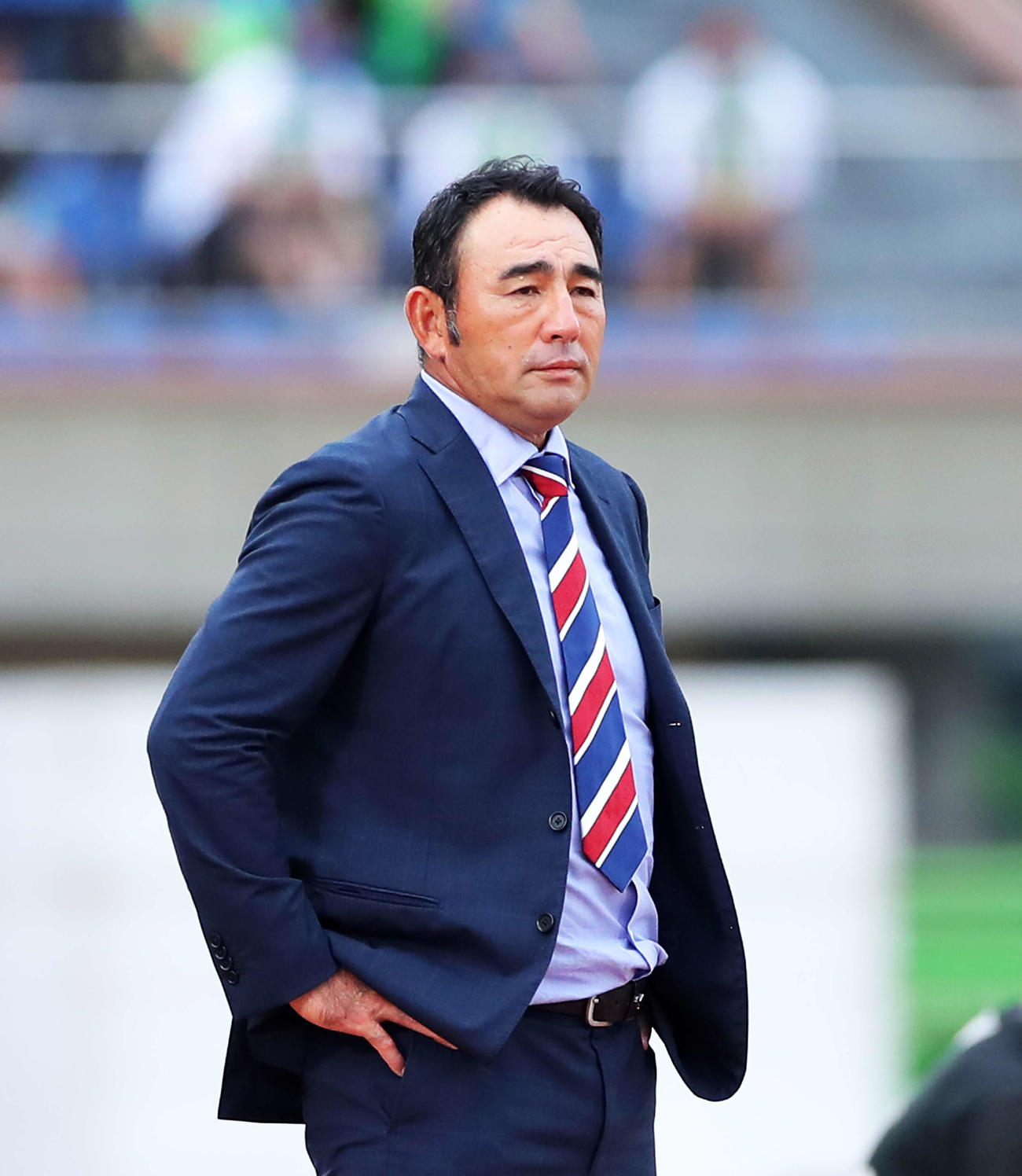 東京・長谷川健太監督（2020年10月4日撮影）　　