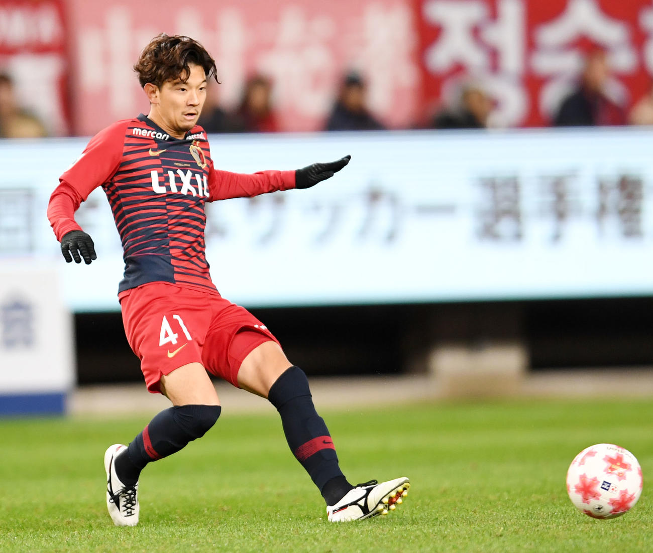 鹿島MF白崎凌兵（2019年12月21日撮影）