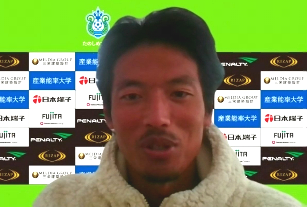 ゴール奪取への自信をのぞかせた湘南FW指宿
