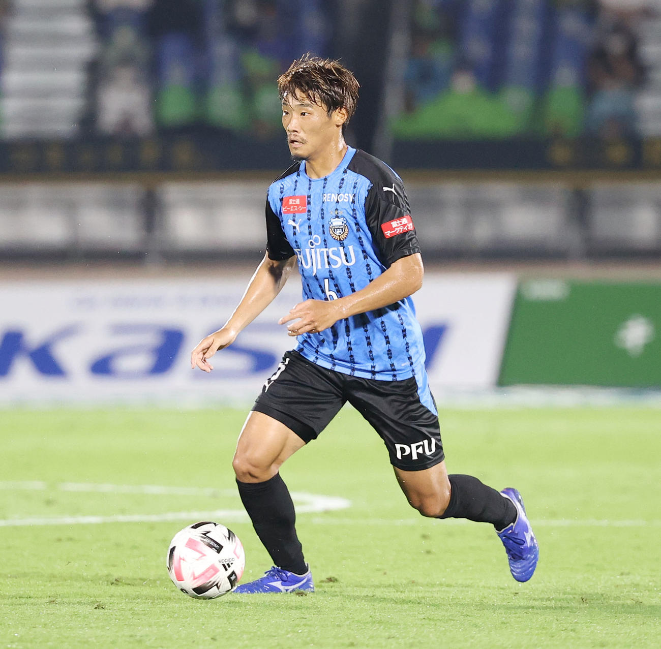 川崎F・MF守田英正（2020年9月27日撮影）