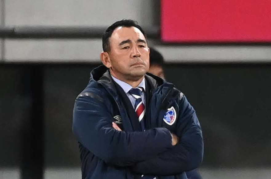 東京の長谷川健太監督（2020年11月11日撮影）
