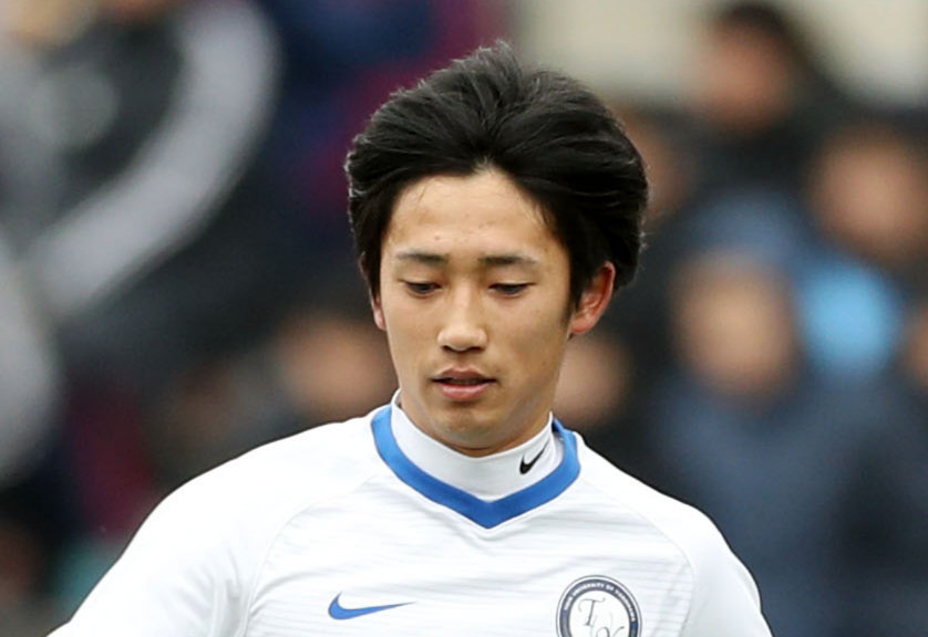 桐蔭横浜大DF遠藤凌（19年12月撮影）