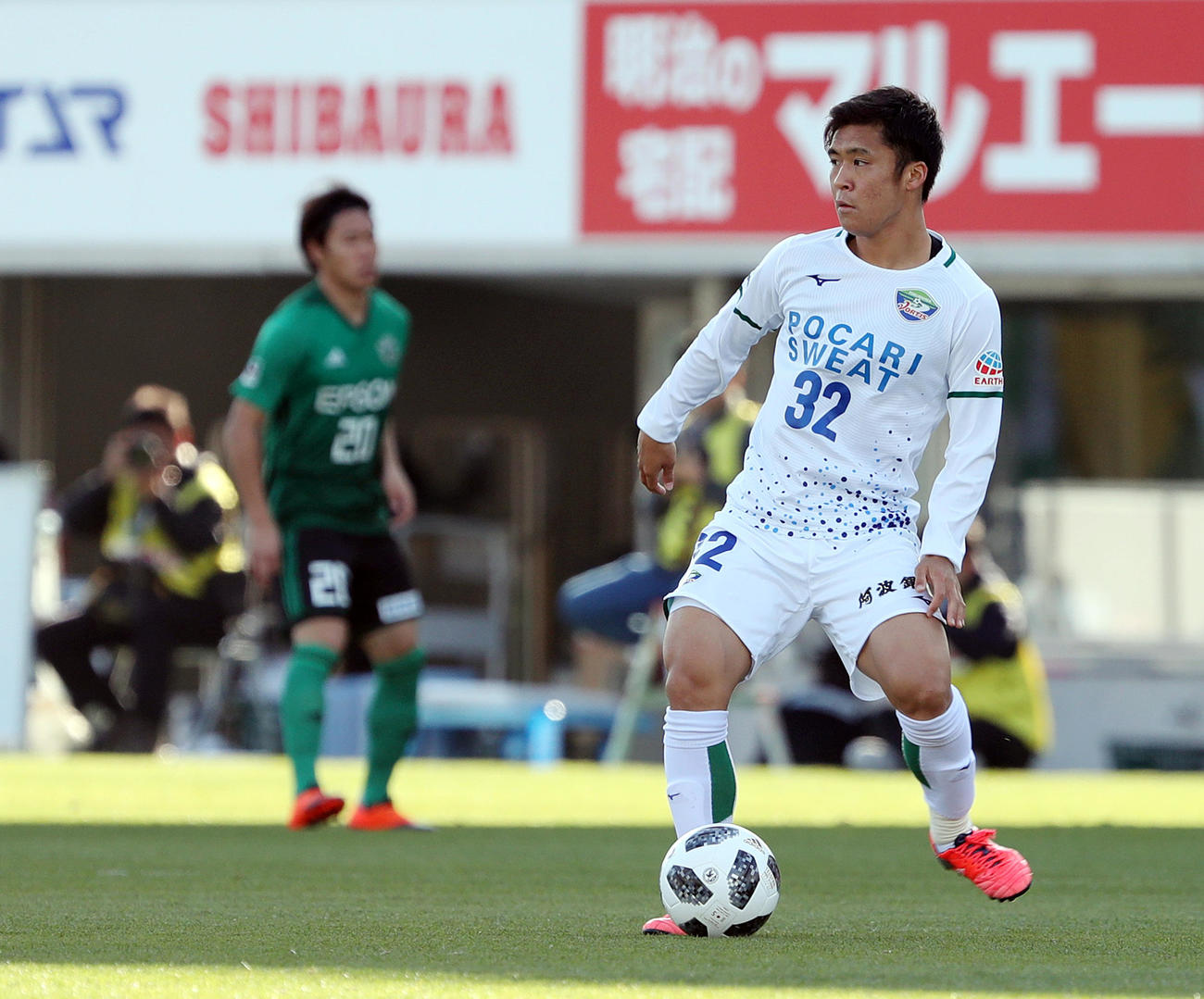 J2徳島MF小西雄大（2018年11月17日撮影）