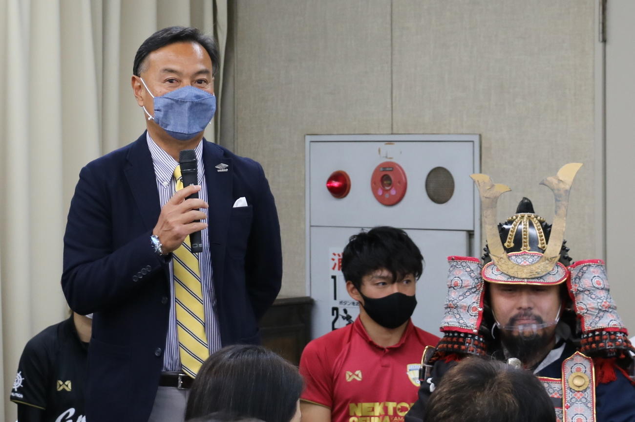 鎌倉インテルの会見に賛同者として出席した神川明彦氏