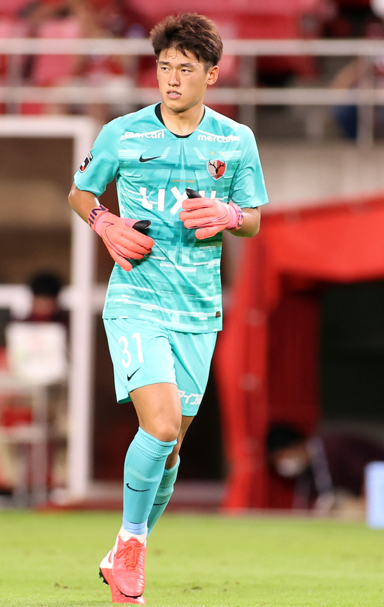 鹿島GK沖悠哉（2020年9月9日撮影）