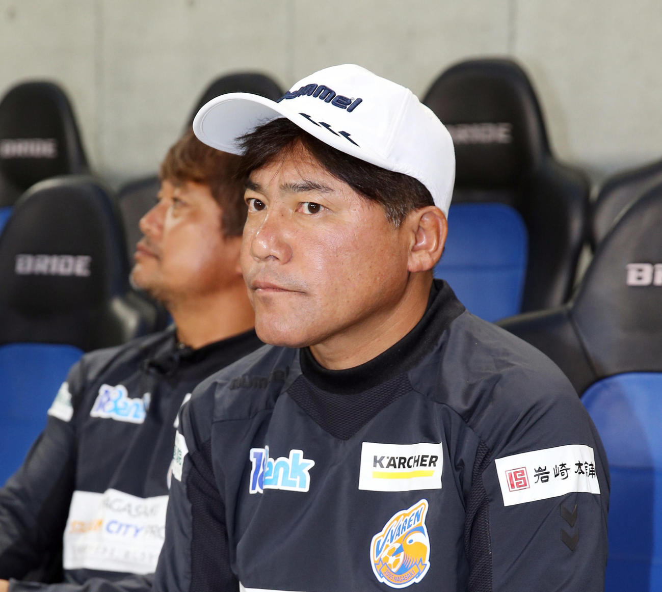 長崎の手倉森監督（2019年6月26日撮影）