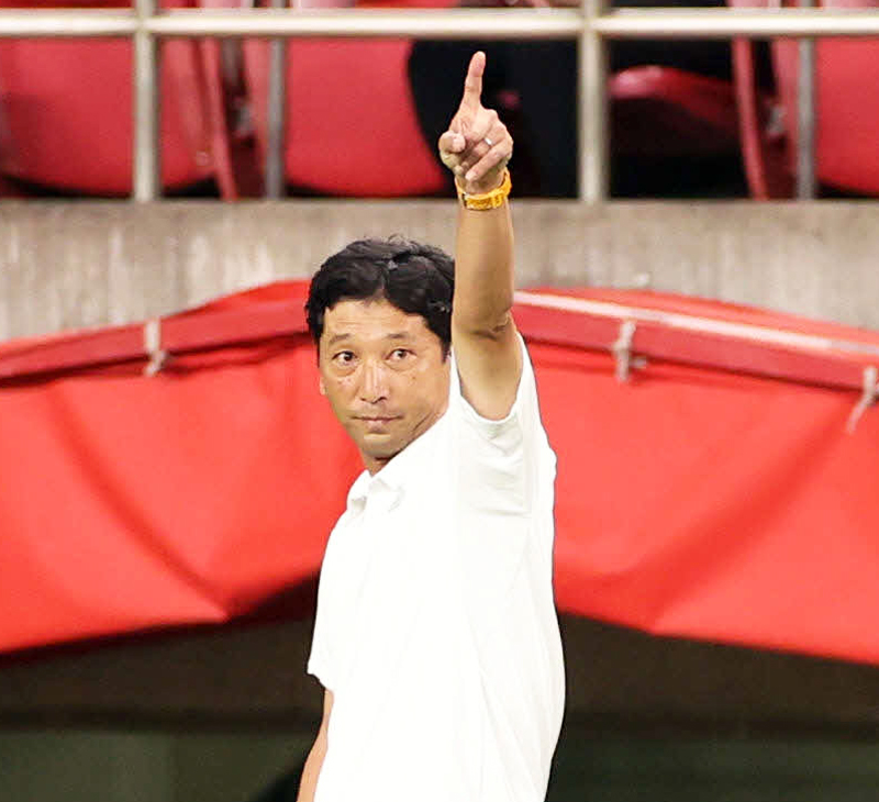 今季限りでの退任が決まった仙台木山監督