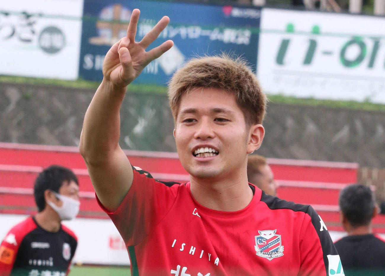 札幌DF進藤（20年8月撮影）