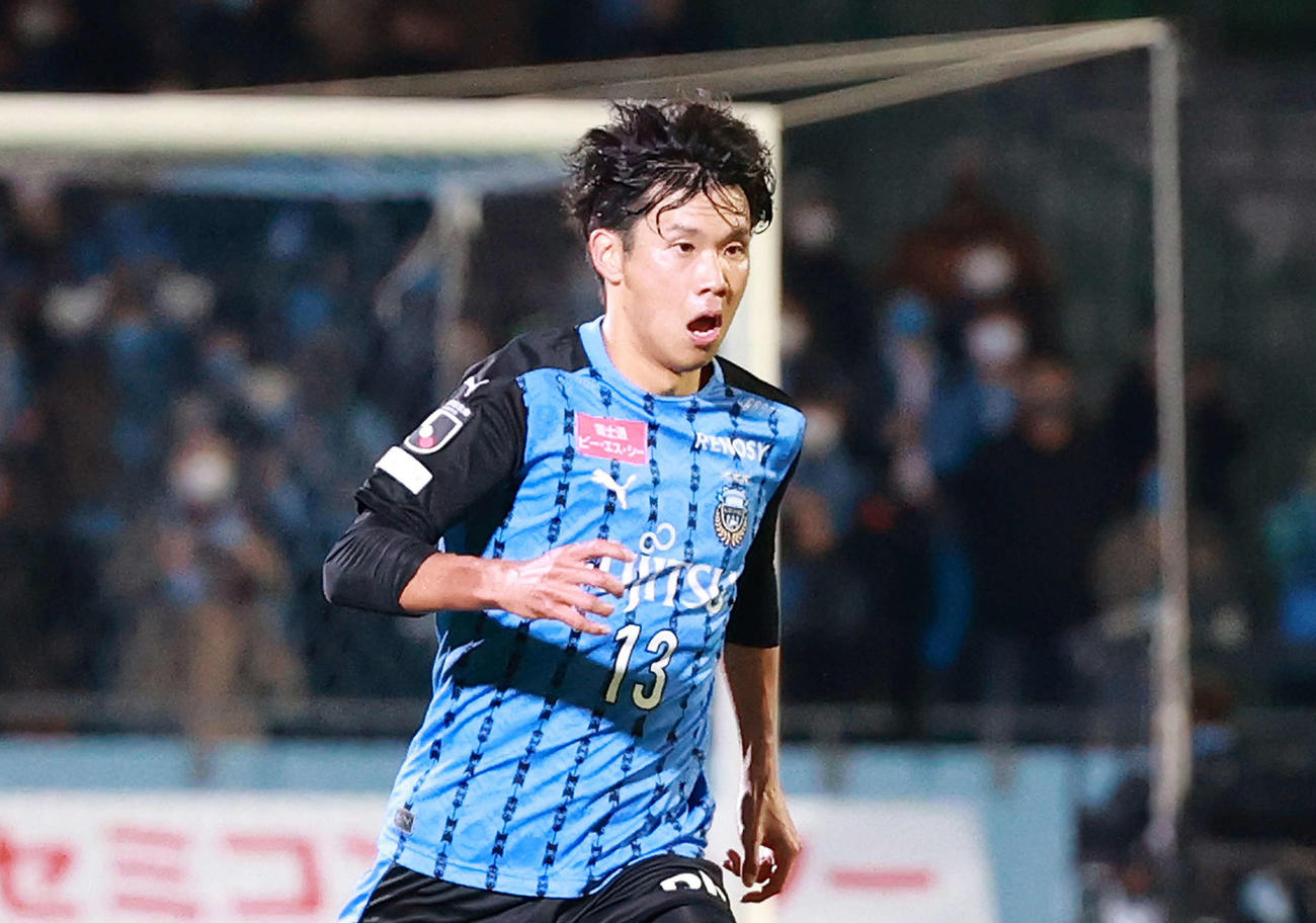 川崎F山根視来（2020年11月25日撮影）