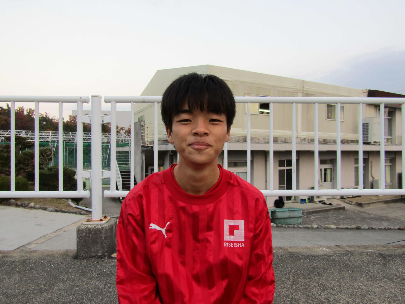 履正社の山口（撮影・佐藤あすみ）