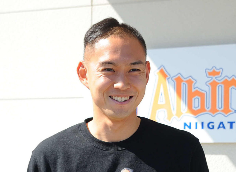 新潟DF早川史哉（20年3月撮影）