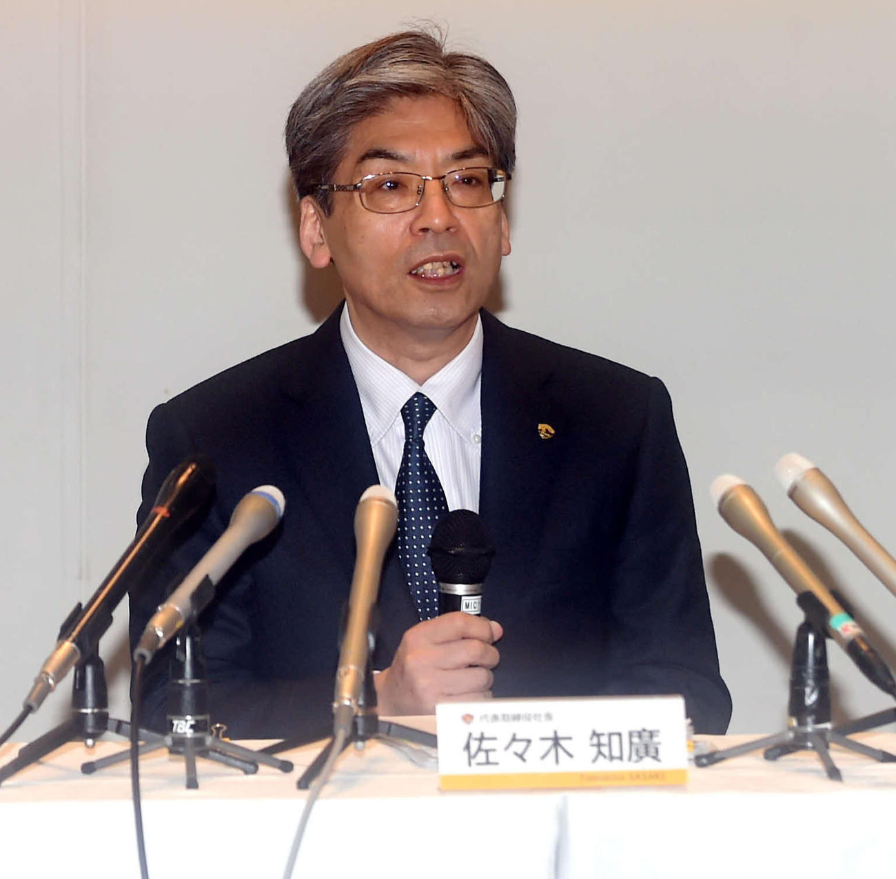 ベガルタ仙台・佐々木知広社長（2020年12月14日撮影）