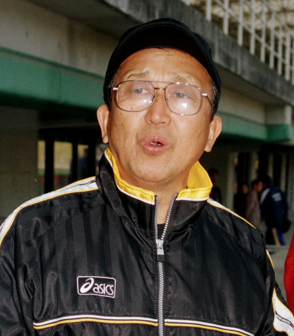 鹿児島実の元監督、松沢隆司さん（2002年4月7日撮影）
