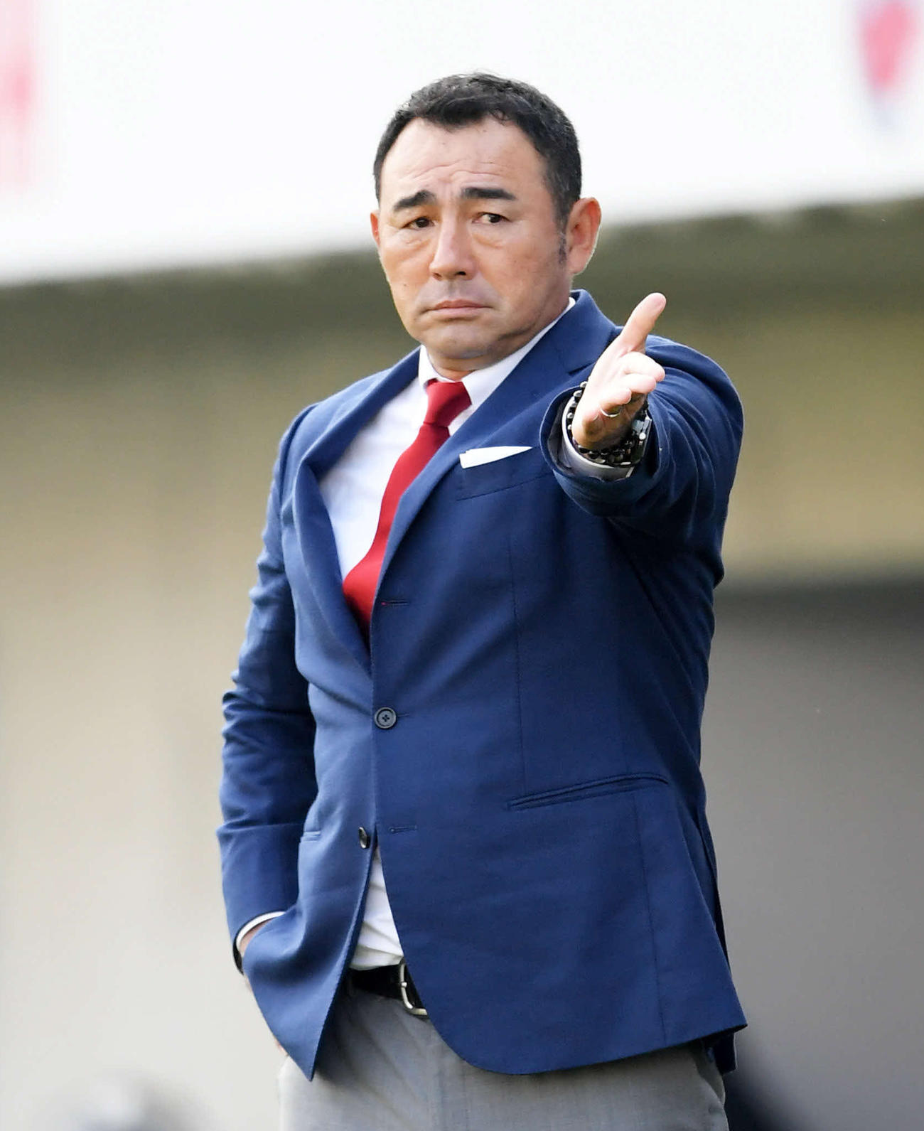 東京　長谷川健太監督（19年11月9日撮影）