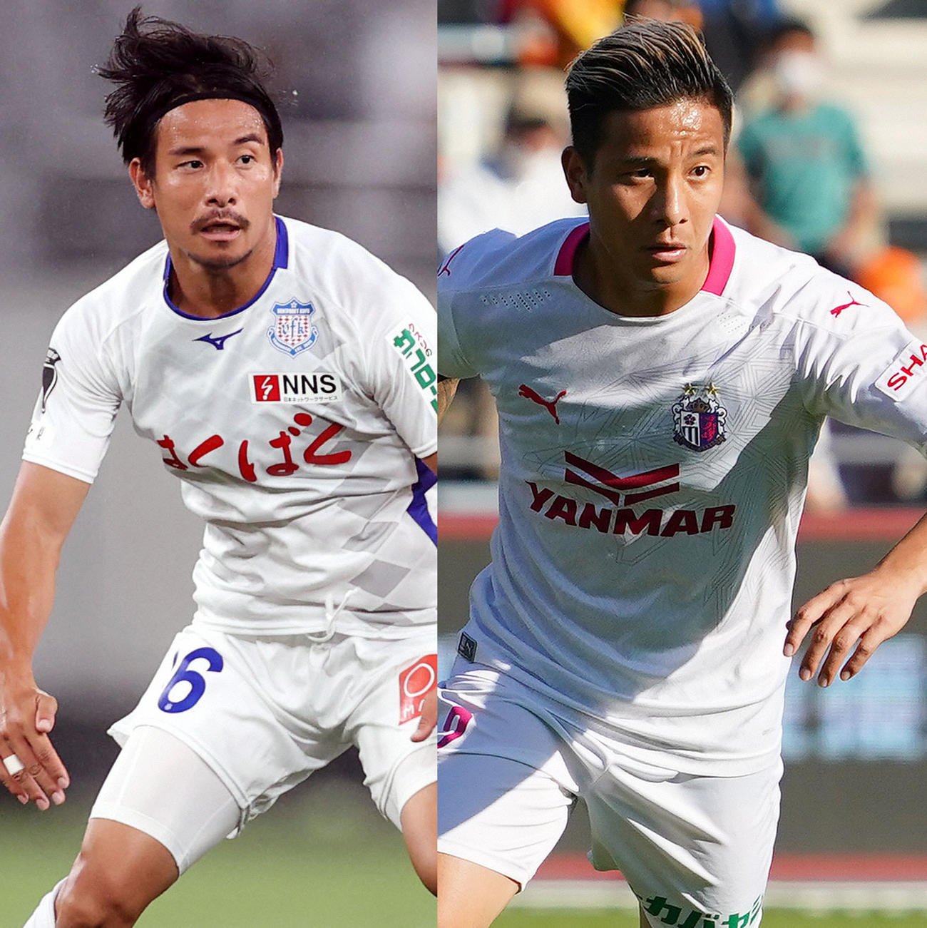 松田力（左）と双子の兄・陸