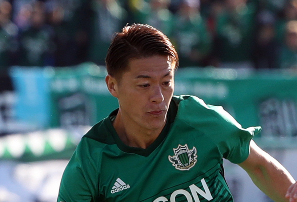 松本MF田中隼磨（18年11月撮影）
