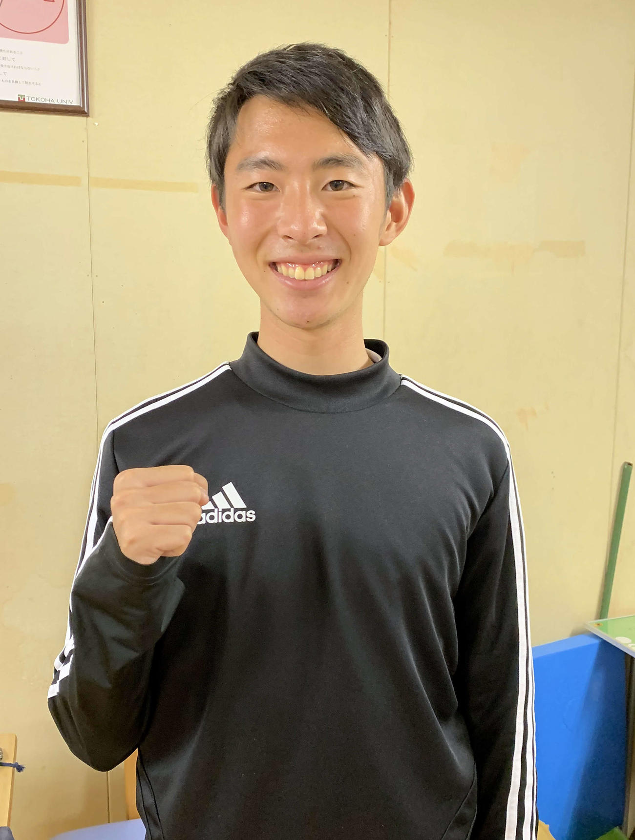 夢実現に向け、決意を新たにする常葉大サッカー部の野末マネジャー