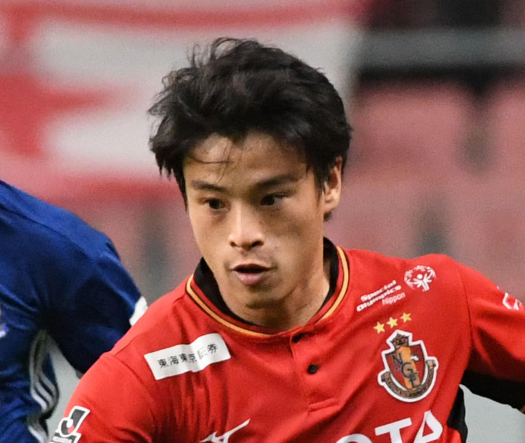名古屋MF秋山陽介（18年5月撮影）