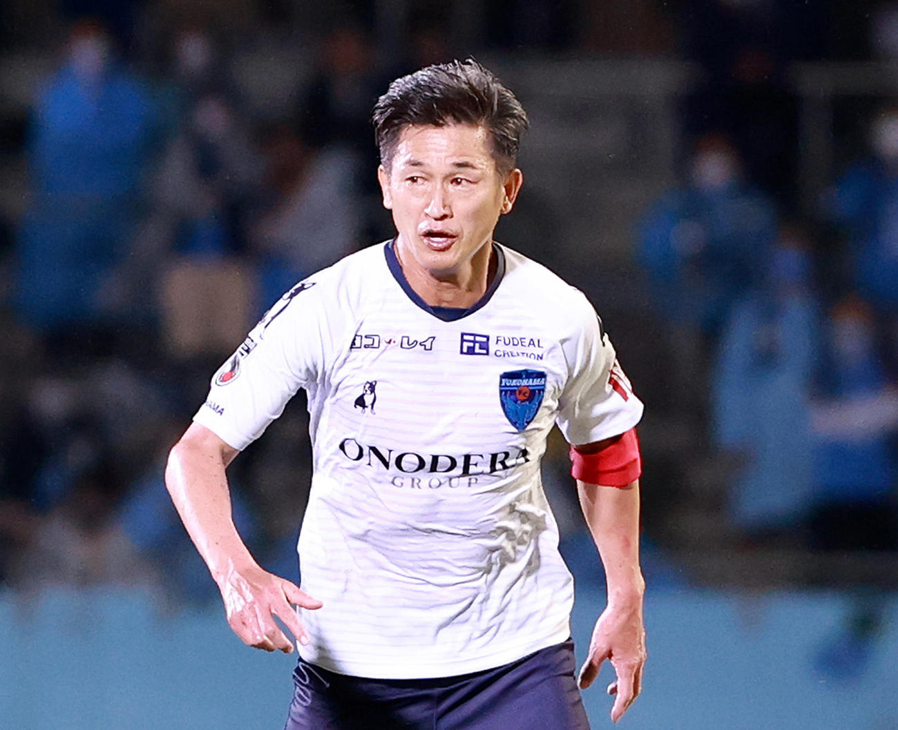横浜FCのカズ（2020年9月23日撮影）