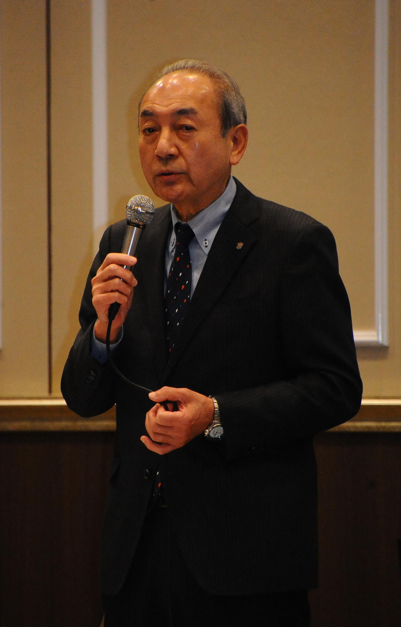 今季の展望を話す中野社長