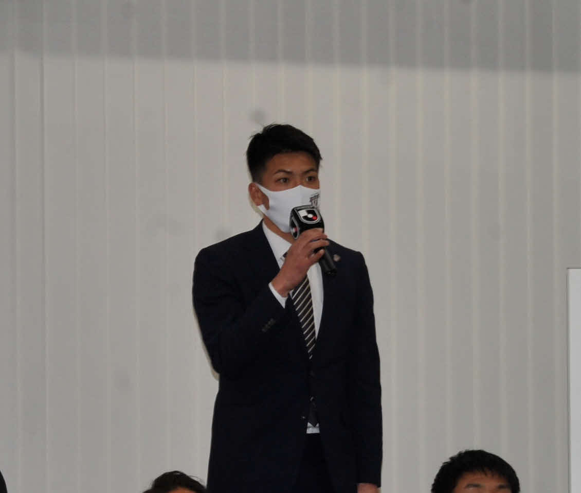 1年間の無所属を経て加入した藤枝GK名良橋