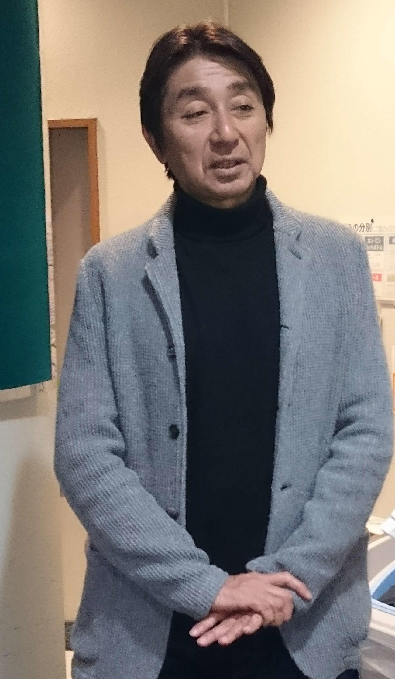 竹本一彦氏（15年12月撮影）