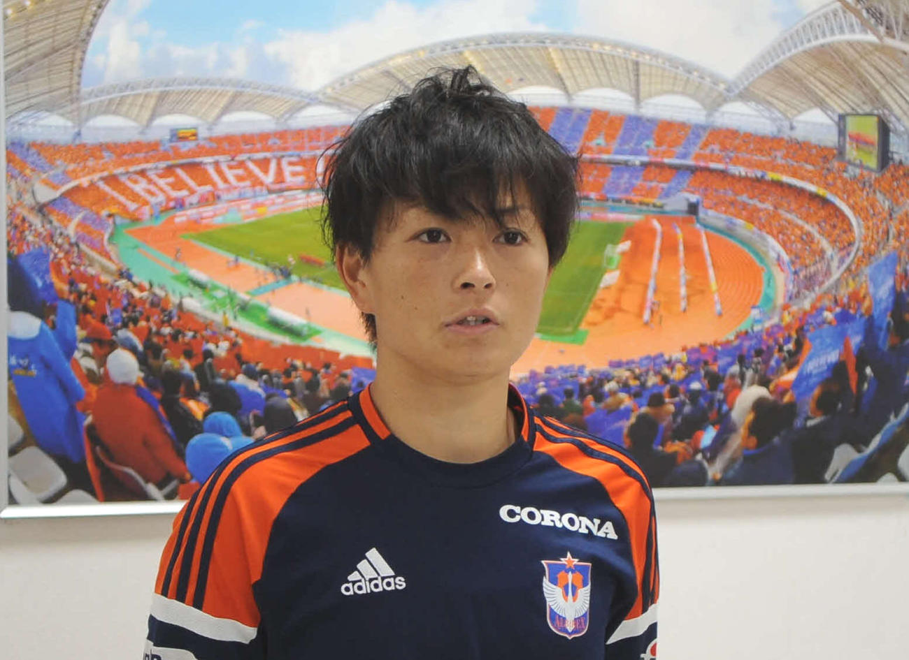 新潟レディースMF上尾野辺めぐみ（2019年12月17日撮影）