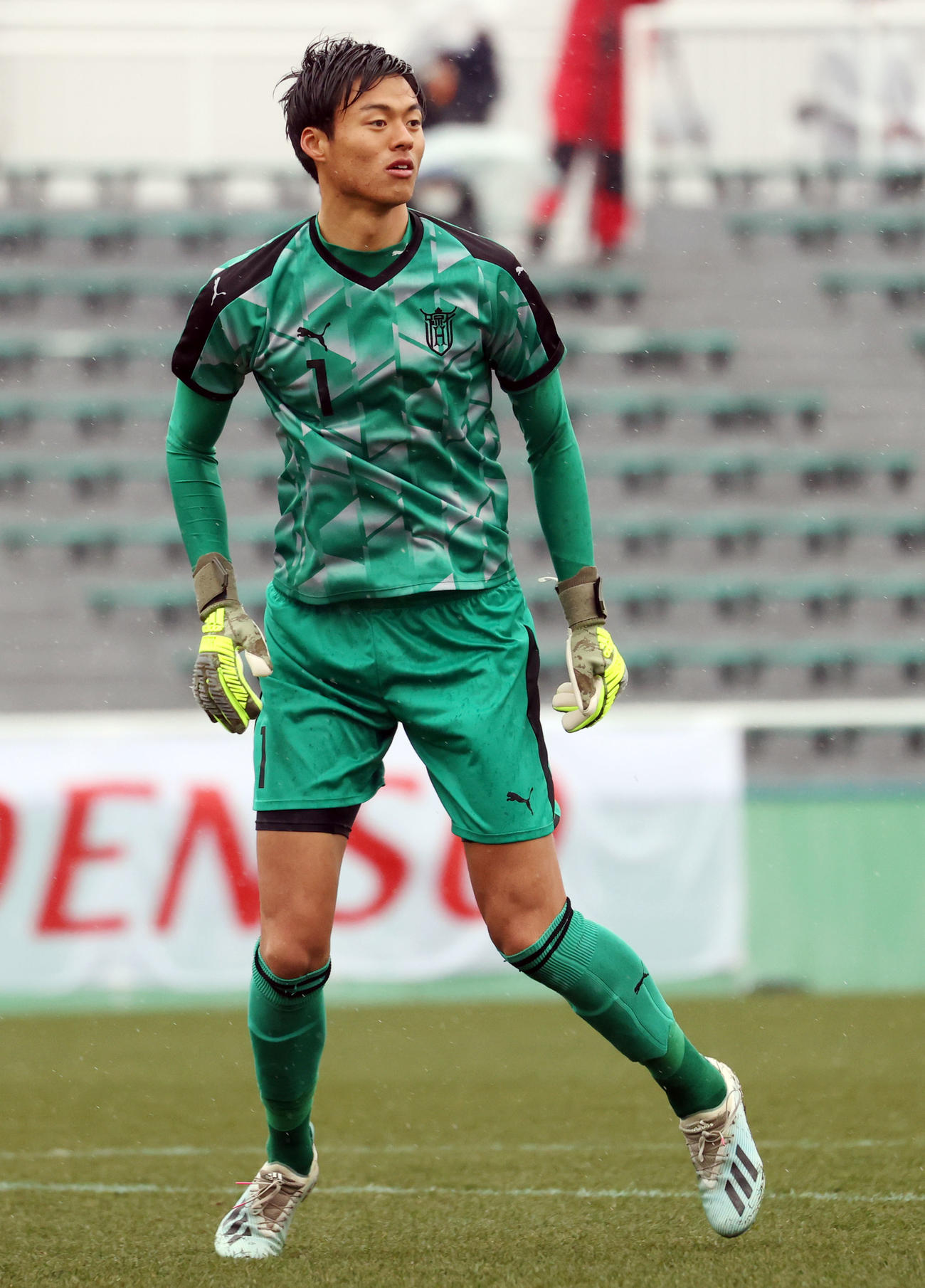 1月23日、アタリマエニ杯決勝に出場したGK中野小次郎（2021年1月23日撮影）