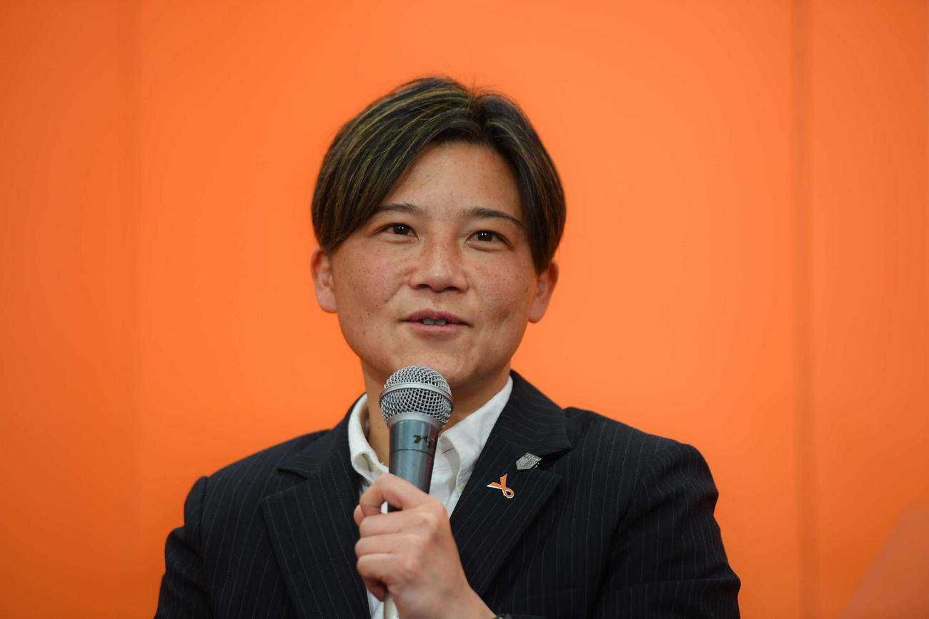 新体制発表会に出席した大野忍コーチ（写真提供：大宮アルディージャ）