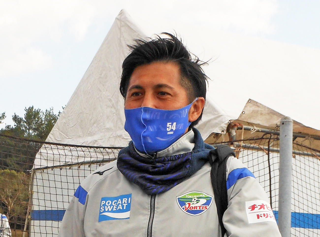 徳島甲本偉嗣ヘッドコーチ（2021年2月4日撮影）
