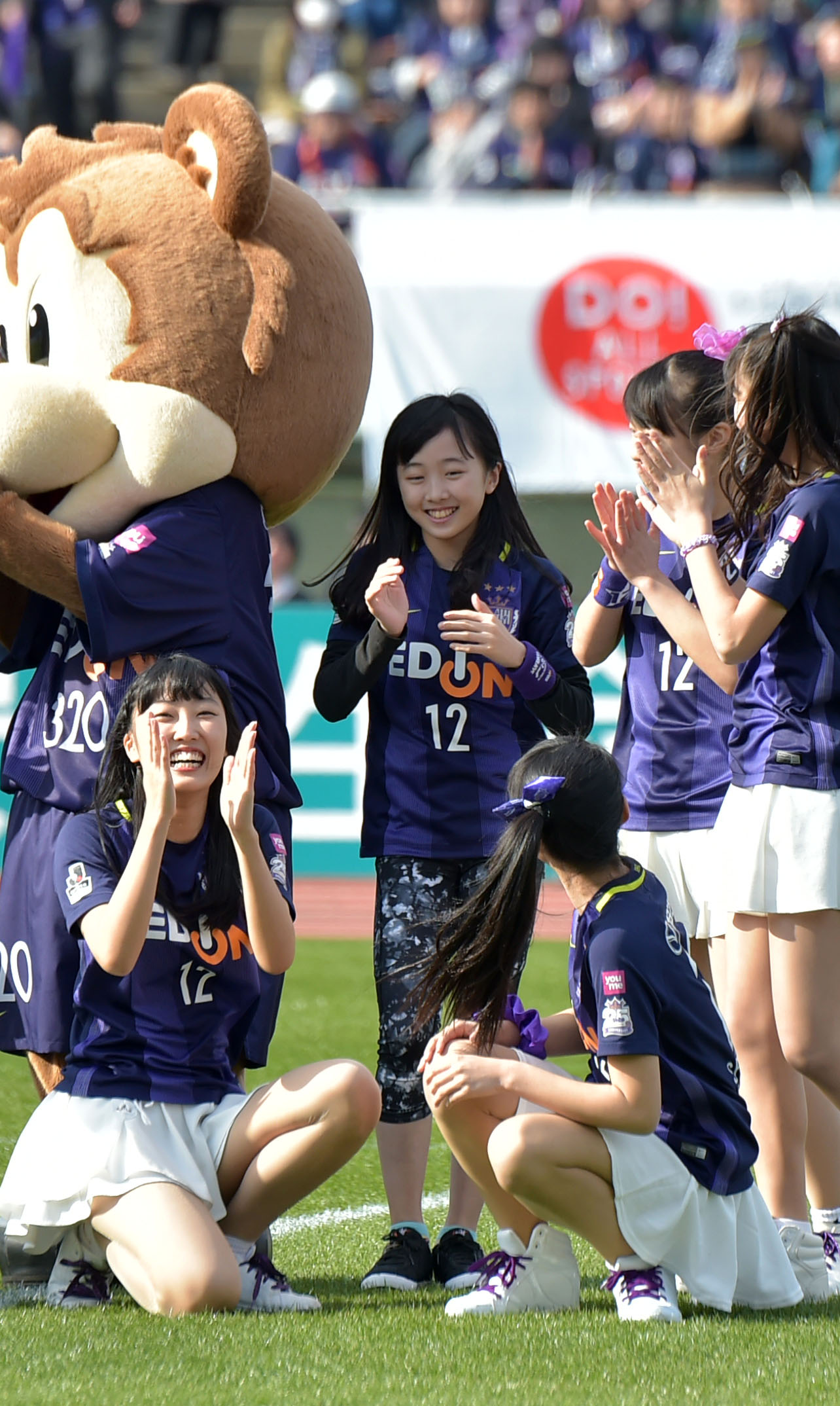 17年2月25日、開幕の新潟戦にゲスト出演した本田望結