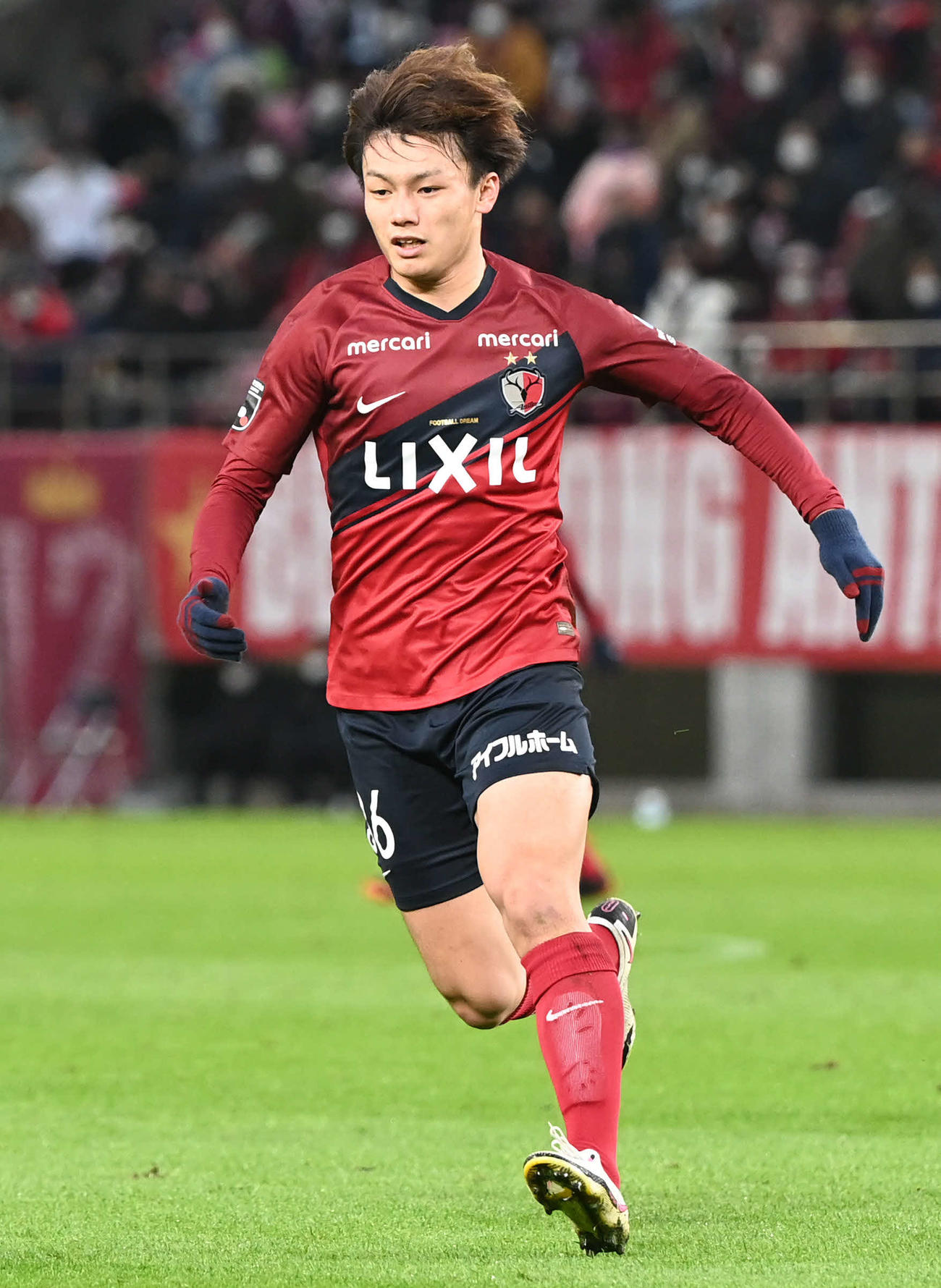 鹿島FW上田綺世（2020年12月12日撮影）